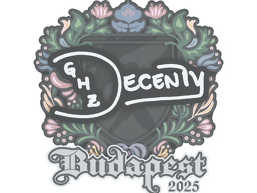 Sticker | decenty | Budapest 2025