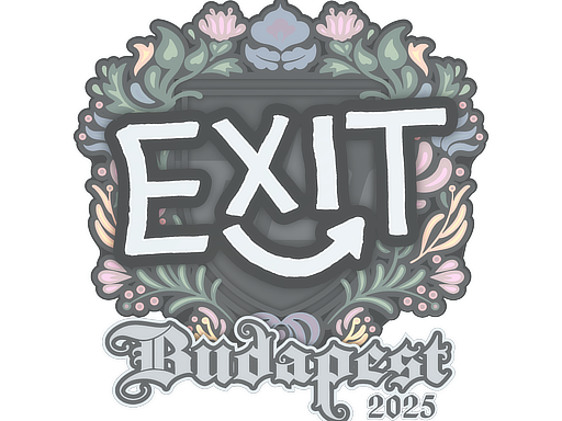 Sticker | exit | Budapest 2025 | Default