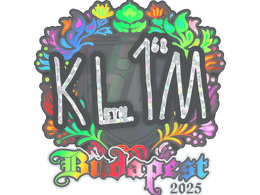 Sticker | kl1m | Budapest 2025 | Holo
