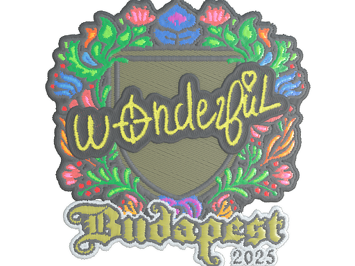 Sticker | w0nderful | Budapest 2025