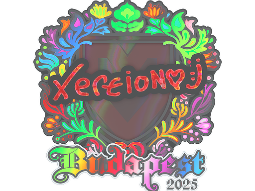 Sticker | xertioN | Budapest 2025 | Holo