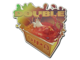 CS2 Sticker | Double Dip (Holo)