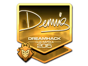dennis (Gold) | Cluj-Napoca 2015 sticker
