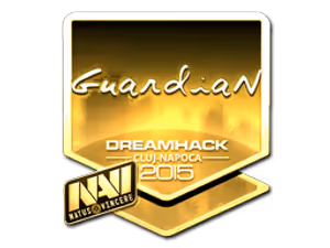GuardiaN (Gold) | Cluj-Napoca 2015 sticker