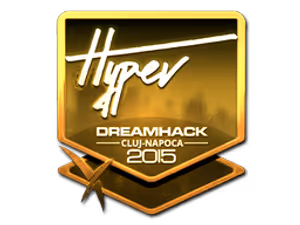 Hyper (Gold) | Cluj-Napoca 2015 sticker