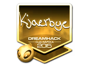 Kjaerbye (Gold) | Cluj-Napoca 2015 sticker