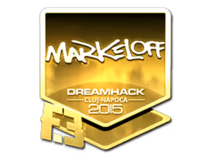 markeloff (Gold) | Cluj-Napoca 2015 sticker