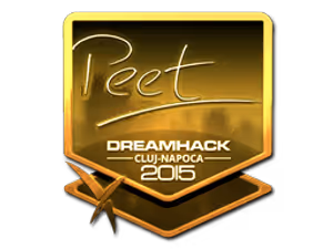 peet (Gold) | Cluj-Napoca 2015 sticker