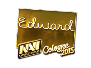 Edward (Gold) | Cologne 2015 sticker