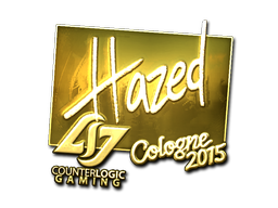 Sticker | hazed | Cologne 2015 | Gold