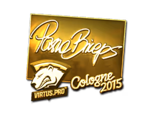 pashaBiceps (Gold) | Cologne 2015 sticker