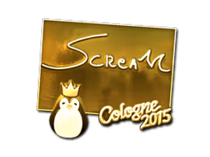 ScreaM (Gold) | Cologne 2015 sticker