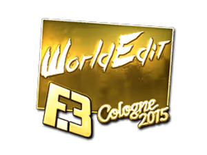 WorldEdit (Gold) | Cologne 2015 sticker