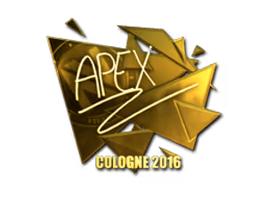 apEX (Gold) | Cologne 2016 sticker