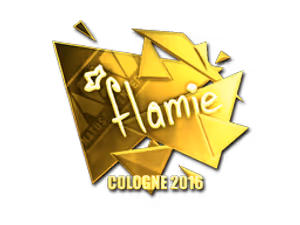 flamie (Gold) | Cologne 2016 sticker