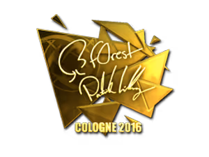f0rest (Gold) | Cologne 2016 sticker