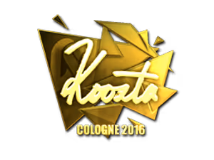 koosta (Gold) | Cologne 2016 sticker