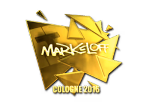 markeloff (Gold) | Cologne 2016 sticker