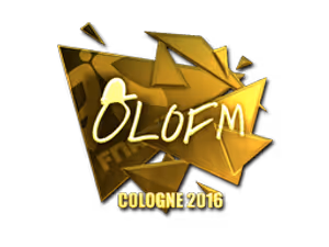 olofmeister (Gold) | Cologne 2016 sticker