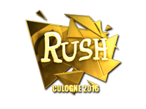 RUSH (Gold) | Cologne 2016 sticker