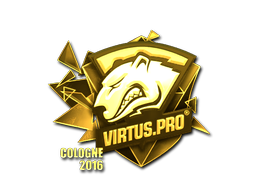 Sticker | Virtus.Pro | Cologne 2016 | Gold