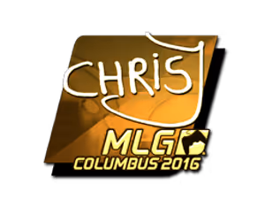 chrisJ (Gold) | MLG Columbus 2016 sticker