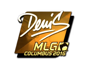 denis (Gold) | MLG Columbus 2016 sticker