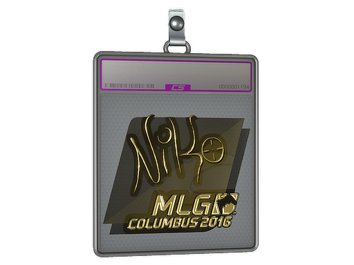 Sticker Slab | NiKo | MLG Columbus 2016 - CS2 Sticker