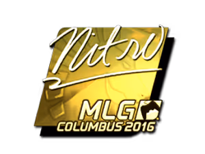 nitr0 (Gold) | MLG Columbus 2016 sticker