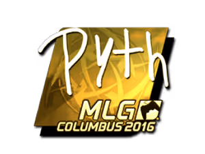 pyth (Gold) | MLG Columbus 2016 sticker