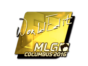 WorldEdit (Gold) | MLG Columbus 2016 sticker