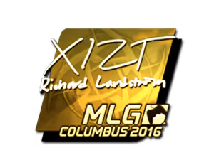 Xizt (Gold) | MLG Columbus 2016 sticker