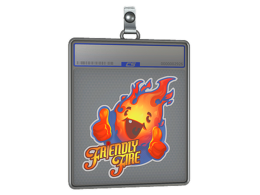 Sticker Slab | Friendly Fire - CS2 Sticker