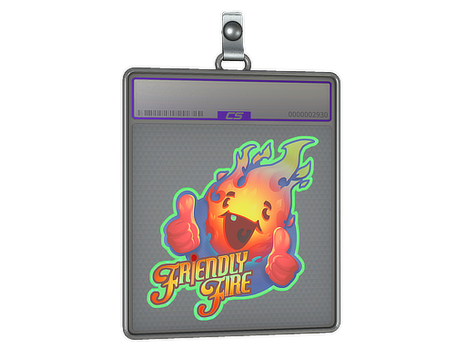 Sticker Slab | Friendly Fire - CS2 Sticker