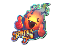 CS2 Sticker | Friendly Fire (Holo)