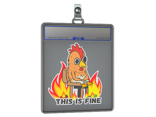 Sticker Slab | This Is Fine