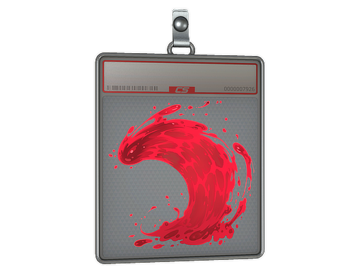 Sticker Slab | Ruby Wave
