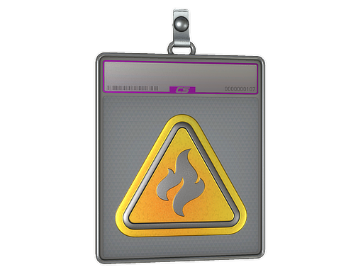 Sticker Slab | Flammable