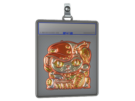 Sticker Slab | Lucky Cat | Foil