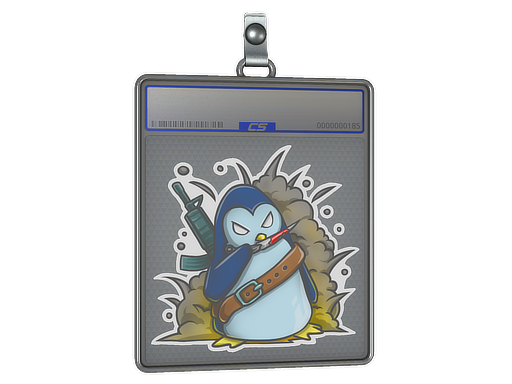 Sticker Slab | War Penguin