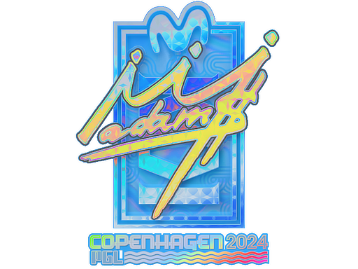 CS2 Sticker | adamS | Copenhagen 2024 - 1