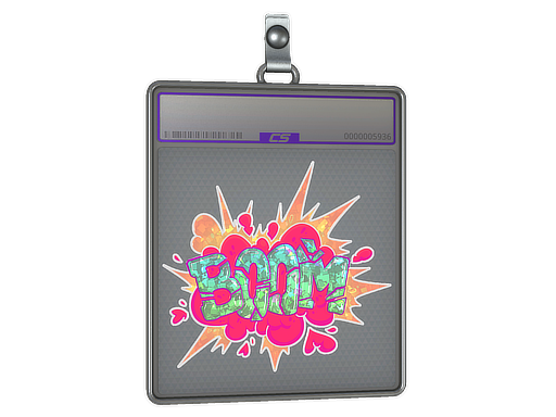Sticker Slab | Go Boom (Glitter) - CS2 Sticker
