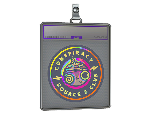 Sticker Slab | Conspiracy Club (Holo) - CS2 Sticker