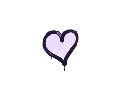 Sealed Graffiti | Heart | Monster Purple