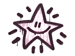 Sealed Graffiti | Shining Star | Princess Pink