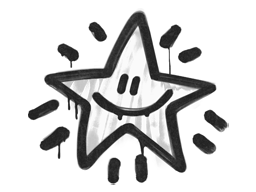 Sealed Graffiti | Shining Star | Shark White