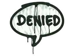 Sealed Graffiti | Denied | Cash Green