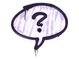 Sealed Graffiti | Question Mark | Monster Purple