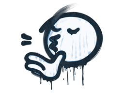 Sealed Graffiti | Chef Kiss | Monarch Blue