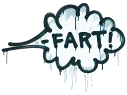 Sealed Graffiti | Fart | Wire Blue
